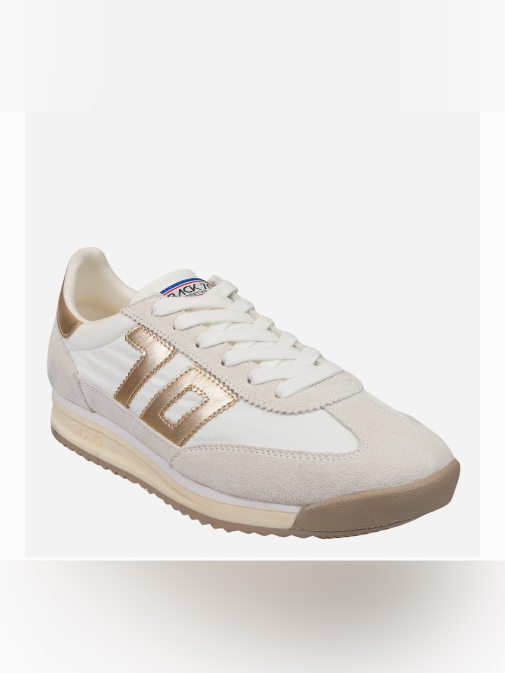 **NEW** BACK 70 BARKLEY JOGGER in METALLIC GOLD Sneakers NWOT size 41